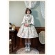 Alice Girl Iris Garden In Spring Square Neck JSK(7th Pre-Order/2 Colours/Full Payment Without Shipping)